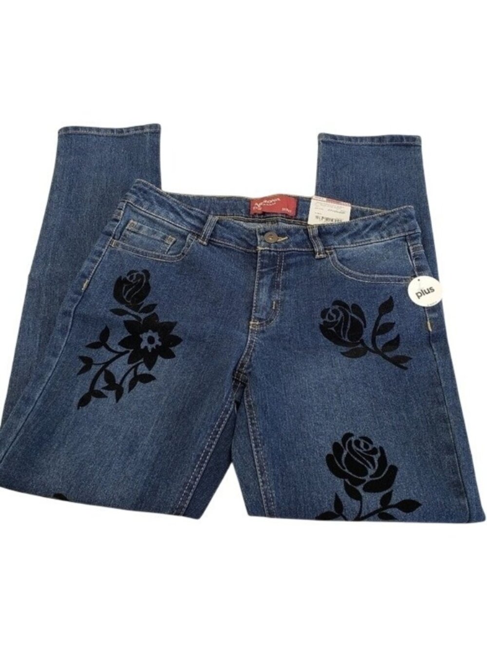 Arizona Jeans Girls Floral Skinny Leg Size 12 Plus